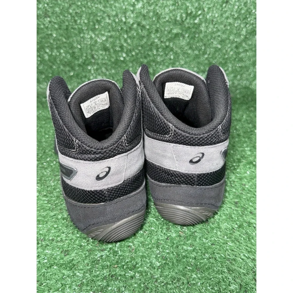 ASICS Snapdown 2 Mens 8 / Womens 9.5 Black Grey Wrestling Shoes Sneakers J703Y